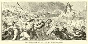 Julius Caesars invasion av Storbritannien av English School