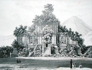Det stora templet vid Brambanan, plåt 35 från volym II av 