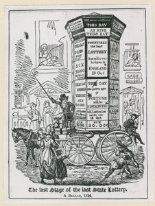 Den sista etappen av det sista statliga lotteriet. En ballad 1826 av English School