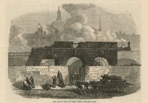 Der letzte Stand des alten Fleet-Gefängnisses von English School