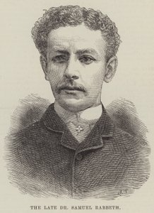 Den bortgångne Dr Samuel Rabbeth (gravyr) av English School