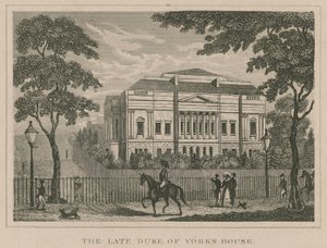 Den sena hertigen av Yorks hus, Lancaster House, senare York House av English School
