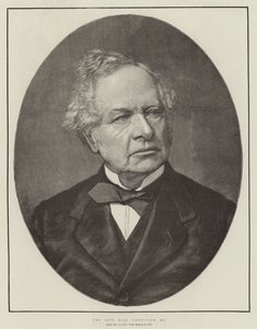 Den sene Earl Granville, KG (gravyr) av English School
