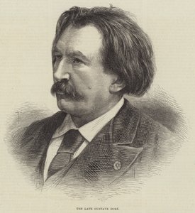 Den bortgångne Gustave Dore (gravyr) av English School