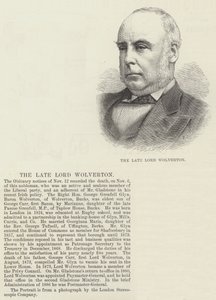 Den bortgångne Lord Wolverton (gravyr) av English School