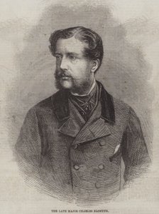 Den bortgångne majoren Charles Nasmyth (gravyr) av English School