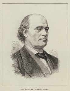 Den bortgångne herr Alfred Wigan (gravyr) av English School
