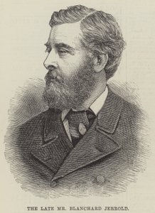 Den bortgångne herr Blanchard Jerrold (gravyr) av English School