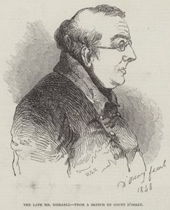 Den bortgångne herr Disraeli (gravyr) av English School