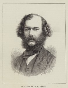 Den bortgångne Mr G H Lewes (gravyr) av English School