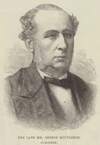Den bortgångne Mr George Routledge, utgivare (gravyr) av English School