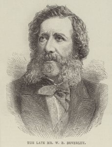 Den bortgångne Mr W R Beverley (gravyr) av English School