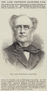 Den bortgångne professor Harkness (gravyr) av English School
