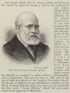 Den framlidne Sir George Scharf, KCB (gravyr) av English School