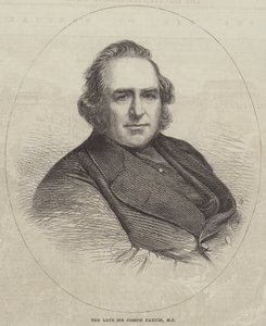 Den framlidne Sir Joseph Paxton, MP (gravyr) av English School