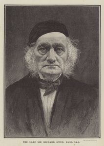 Den framlidne Sir Richard Owen, KCB, FRS (gravyr) av English School