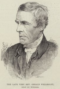 Den framlidne Very Reverend Gerald Wellesley, dekanus i Windsor (gravyr) av English School
