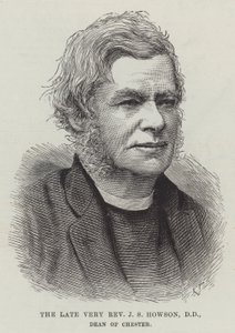 Den framlidne Very Reverend J S Howson, DD, Dean of Chester (gravyr) av English School