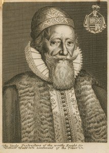 Det livliga porträttet av den värdige riddaren Sir William Wadd av English School
