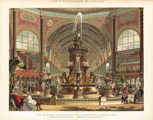 Majolikafontänen på den internationella utställningen 1862 av English School