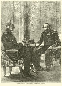 Mötet mellan Napoleon och kungen av Preussen, september 1870 av English School