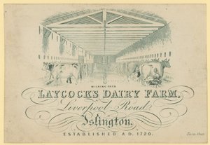 Mjölkstallet, Laycocks Dairy Farm, Liverpool Road, Islington av English School