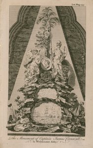 Kapten James Cornwalls monument av English School