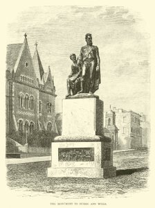 Monumentet till Burke och Wills av English School