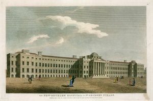 Det nya Bethlehem-sjukhuset i St Georges Fields, London av English School