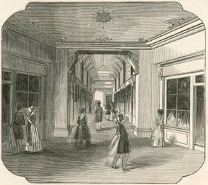 Den nya Exeter Change, Strand, London av English School