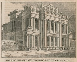 Den nya litterära och vetenskapliga institutionen, Islington, London av English School