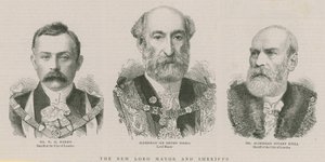 Den nya överborgmästaren och sheriffen: Alderman Sir Henry Isaacs, Lord Mayor av English School