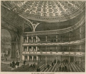 Den nya Surrey Theatre, Blackfriars Road, London av English School