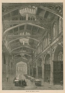 Det nya stadsbiblioteket, Guildhall, London av English School