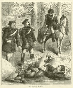 Den gamle juden i diket (gravyr) av English School