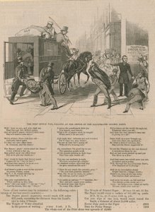 Postkontoret på kontoret för Illustrated London News av English School