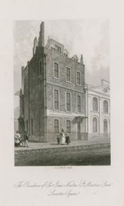 Sir Isaac Newtons residens, St Martins Street, Leicester Square London av English School