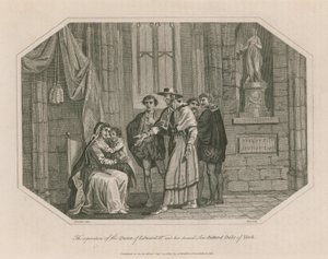 Separationen av drottningen av Edward IV och hennes andra son, Richard Duke of York av English School