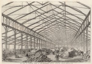 Showen av amerikanska växter i Ashburham Pavilion, Cremorne Gardens