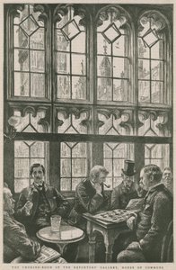 Rökrummet på Reporters Gallery, House of Commons av English School
