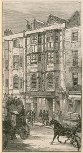 Det så kallade Shakespeares huset på Aldersgate Street av English School