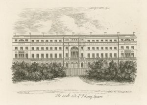 Den södra sidan av Fitzroy Square av English School
