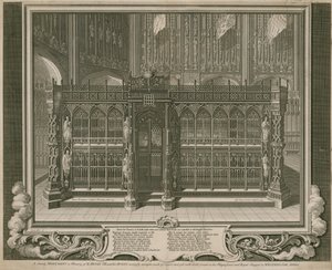 Det ståtliga monumentet till minne av kung Henrik VII och hans drottning av English School