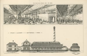 Ångtvättstugan i Battersea Park av English School