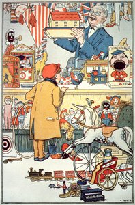 Leksaksaffären, ca 1910 av English School