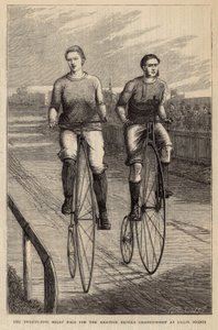 Tjugofemmilsloppet för amatörcykelmästerskapet på Lillie Bridge av English School