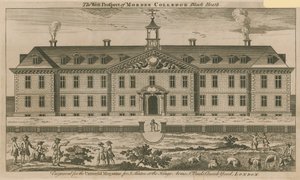 Den västra utsikten av Morden College av English School