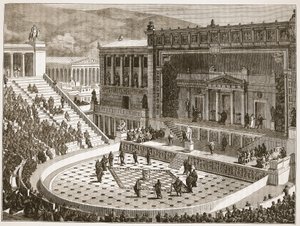 Dionysos teater i Aten av English School