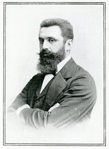 Theodor Herzl (1860-1904) (s/v foto) av English School
