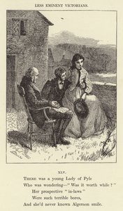 Det fanns en ung dam av Pyle (gravyr) av English School